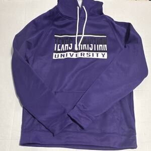 Colosseum TCU Texas Christian University Horned Frogs Purple Hoodie Mens Large